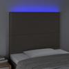 VidaXL LED Headboard Bedroom Furniture Single Bed Accessory Headboard Interior Taupe 3122278