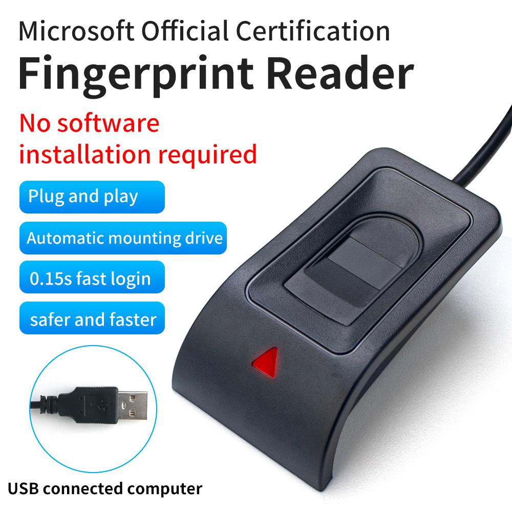 USB Fingerprint Reader Desktop Biometric Scanner Password Free Operation Fingerprint Scanner for PC