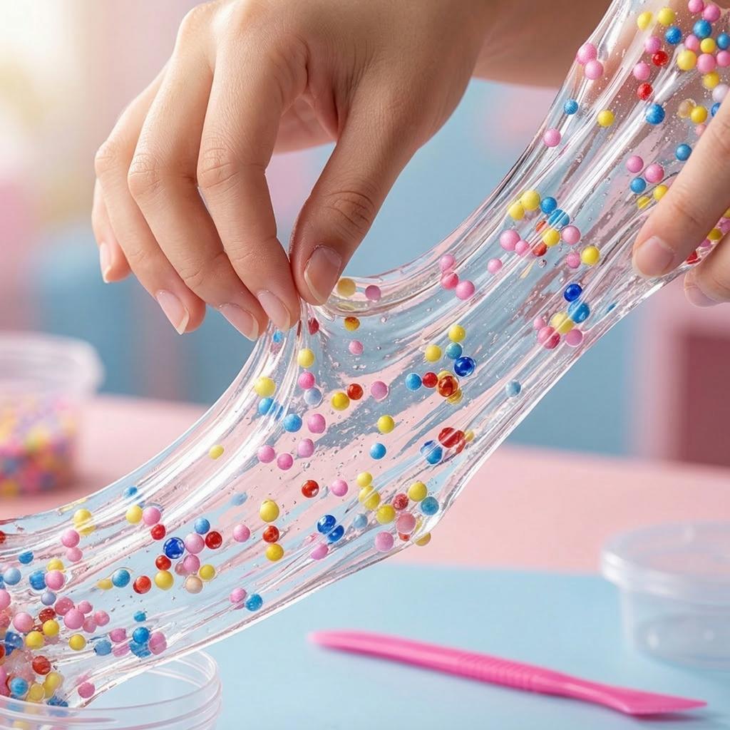 Creative Slime Kit DIY Fashionable Colorful Toy Set with Abundant Accessories Safe Eco-friendly Children's Craft Activity