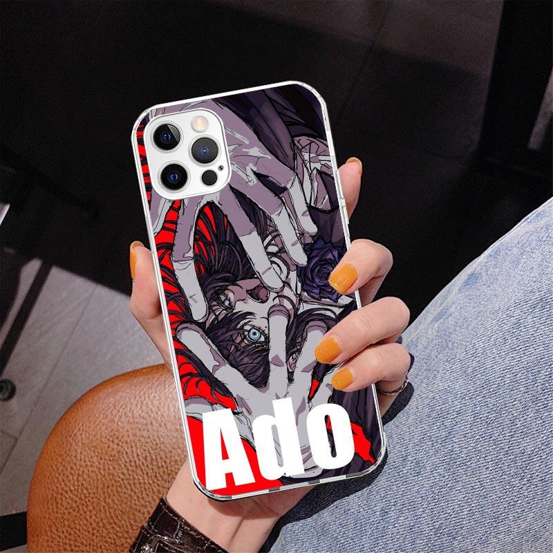Чехол для телефона Ado Kyogen X Uta Phnoe для Iphone 17 Air 16 16E 11 12 13 Mini 14 Plus 15 Pro Max 7 8 + SE 2020 Чехол для телефона Coque
