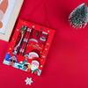 Christmas Stationery Set Cartoon Xmas Pattern Pencil Sharpener Erasers Pencils Kawaii School