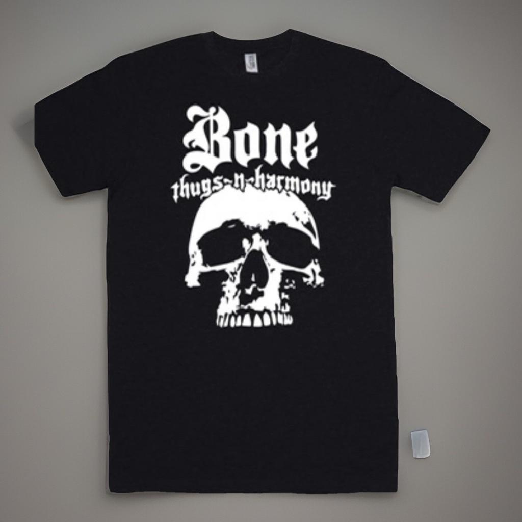 Bone Thugs N Harmony New 2025 Skull Men's T-shirt Unisex Black Tee