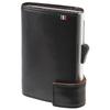 Italian Leather Aluminum Card Holder [Golbe] (Black)