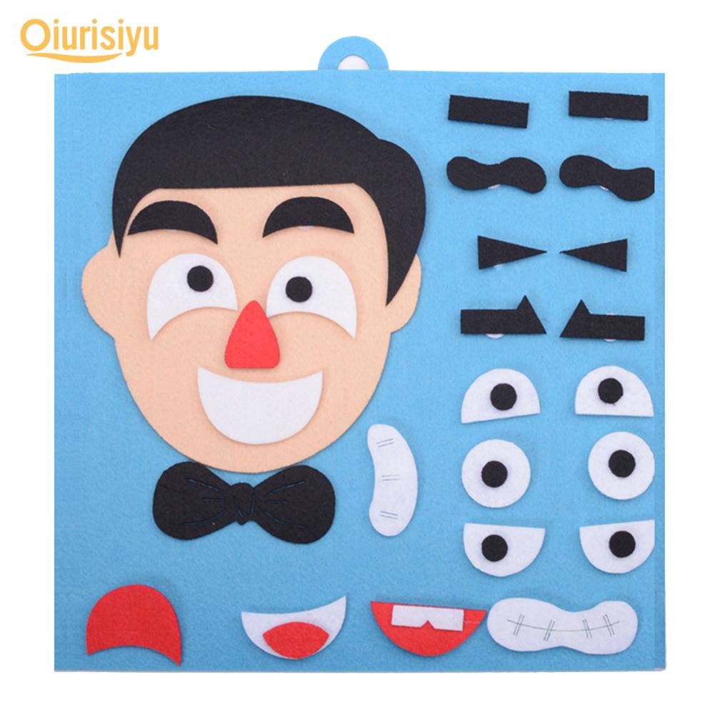 Нетканый материал для самостоятельной сборки пяти органов чувств