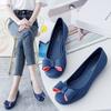 Summer Beach Fashion Women's Sandals Jelly Beach Shoe Flat Heel Beach Slipper Female Rain Shoes Lady Bowknot Work Fashion Shoe