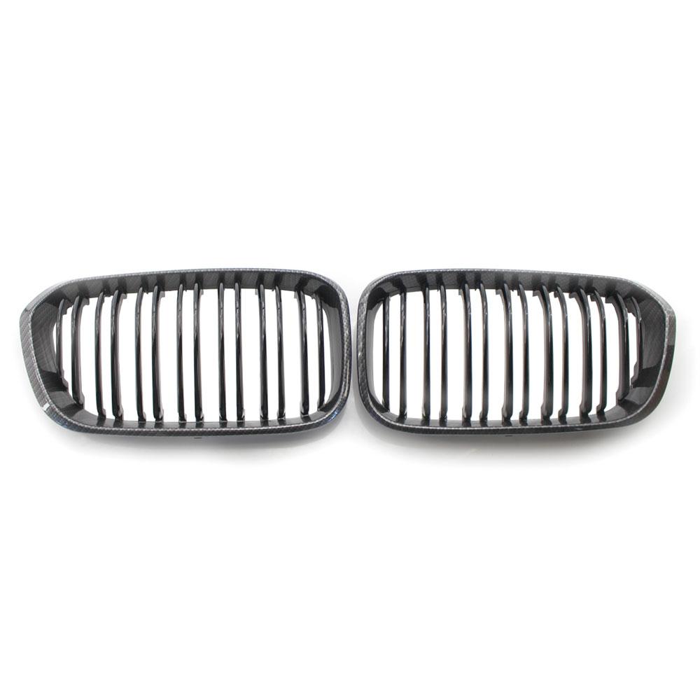 Ricoy Carbon Fiber For BMW F20 F21 120i 118i 116i 116d M135i M140i 2015 2016 2017 2018 Hatchback Sport Kidney Grill Grille
