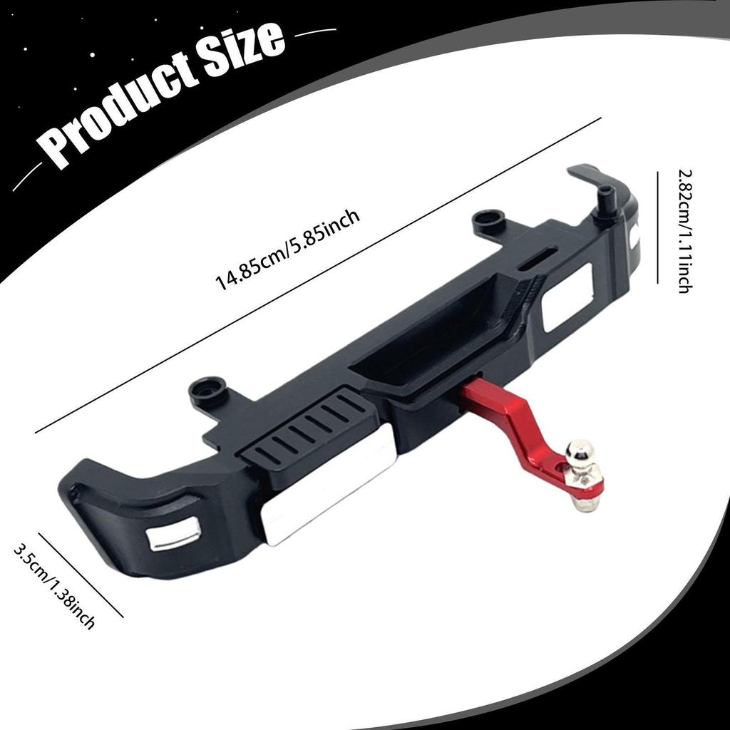 1/12 RC Accessory Modified Practical Aluminum with Trailer Hitch for 300 Parts Modification