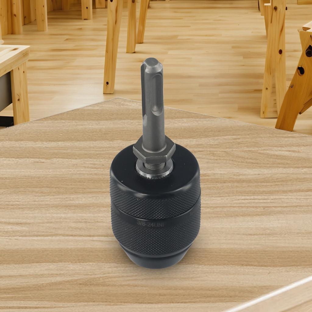 Адаптер сверлильный патрон 0,8-10 мм 2 шт 3/8-24UNF черный