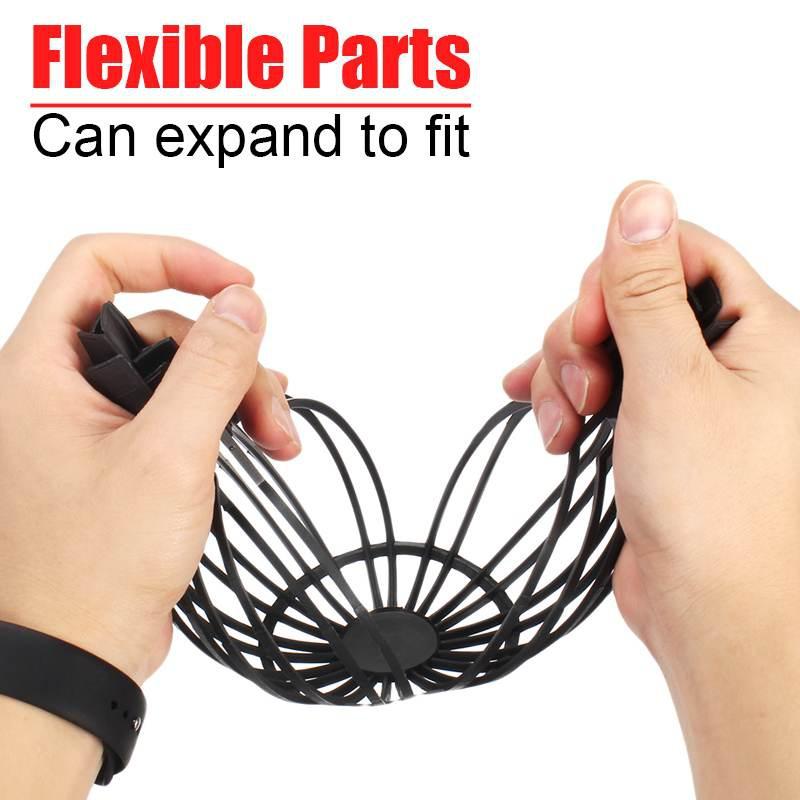 4шт гибкий фильтр для водосточной трубы пластиковый кровельный водосточный желоб воздушный шар защитные фильтры подходят для бытовых водосточных труб садовый защитный чехол