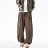 MMOPTOP Men's Japanese Style Loose Fit Curved Workwear Pants