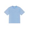 New MLB MONOGRAM Collection Los Angeles Dodgers T Shirt Unisex Sky Blue 3ATSM0243-07SBS