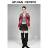 Женский жаккардовый кардиган с узором Fair Isle и цветовыми блоками