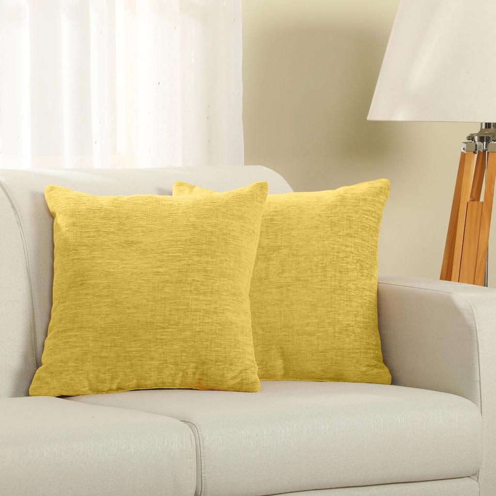 Cushion Cover Home Thickened Linen Pillowcase, Sofa Pillow, Bedhead Soft Package Cushion 2PC