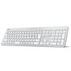 iClever Bluetooth Wireless Keyboard, Japanese Layout, Full Size, Multi-Pairing, Type-C Rechargeable, 122-Hour Battery Life, Pantograph Type, Numeric