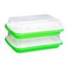 Sprout Dish Growing Pot Hydroponic Vegetable Beans Seeding Pot Household Plants Germination Tray Nursery With Lid Kit