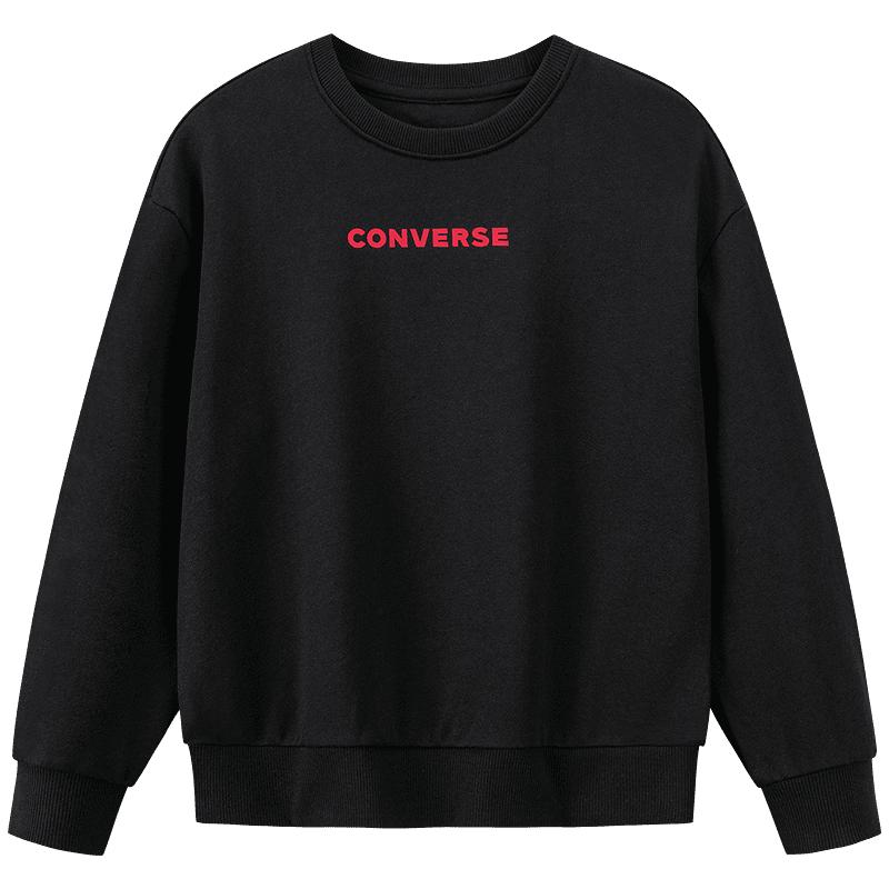 Converse Детская хлопковая толстовка с ретро-принтом