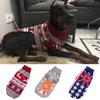 Classic Deer Print Big Dog Sweater for Mdium Large Dogs Winter Pet Clothes for Greyhound Labrador Pullovers Costume