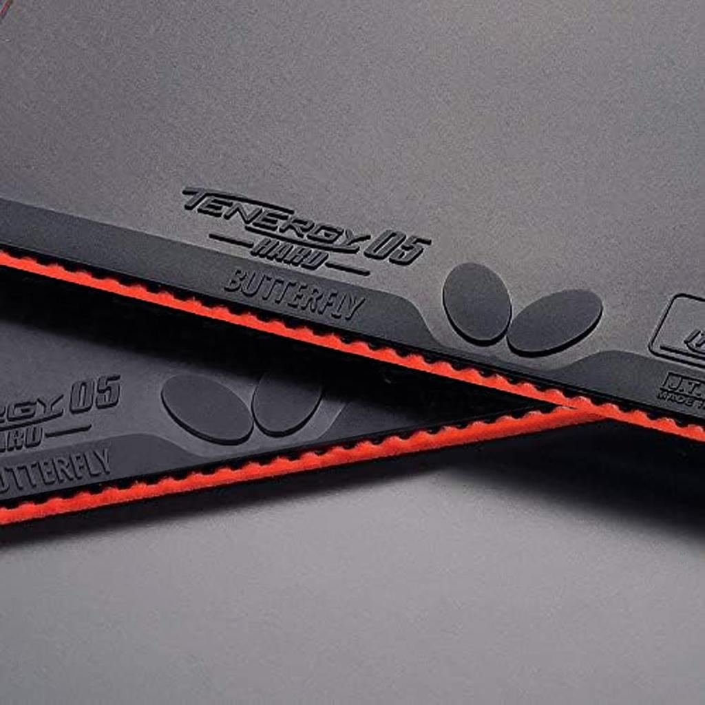Butterfly Tenergy 05 Hard 06030 Table Tennis Thick Rubber, Black,