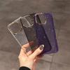 Роскошный Блестящий Чехол Bing Glitter для iPhone 17Air 16 15 14 13 12 11 Pro Max Plus Прозрачный Ударопрочный Бампер