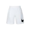 Шорты с графическим принтом Sportswear Club 'Белый Черный' Мужские BV2721-100