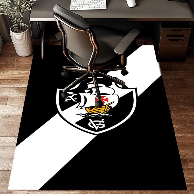 Vasco Football Club Printed Office Carpet Chair Cushion Entryway Rug, Rugs for Living Room, Bedroom Christmas gifts