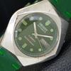 AUTOMATIC 46941 JAPAN MENS VINTAGE GREEN COLOR DIAL WATCH A701860-5 R207-a701860