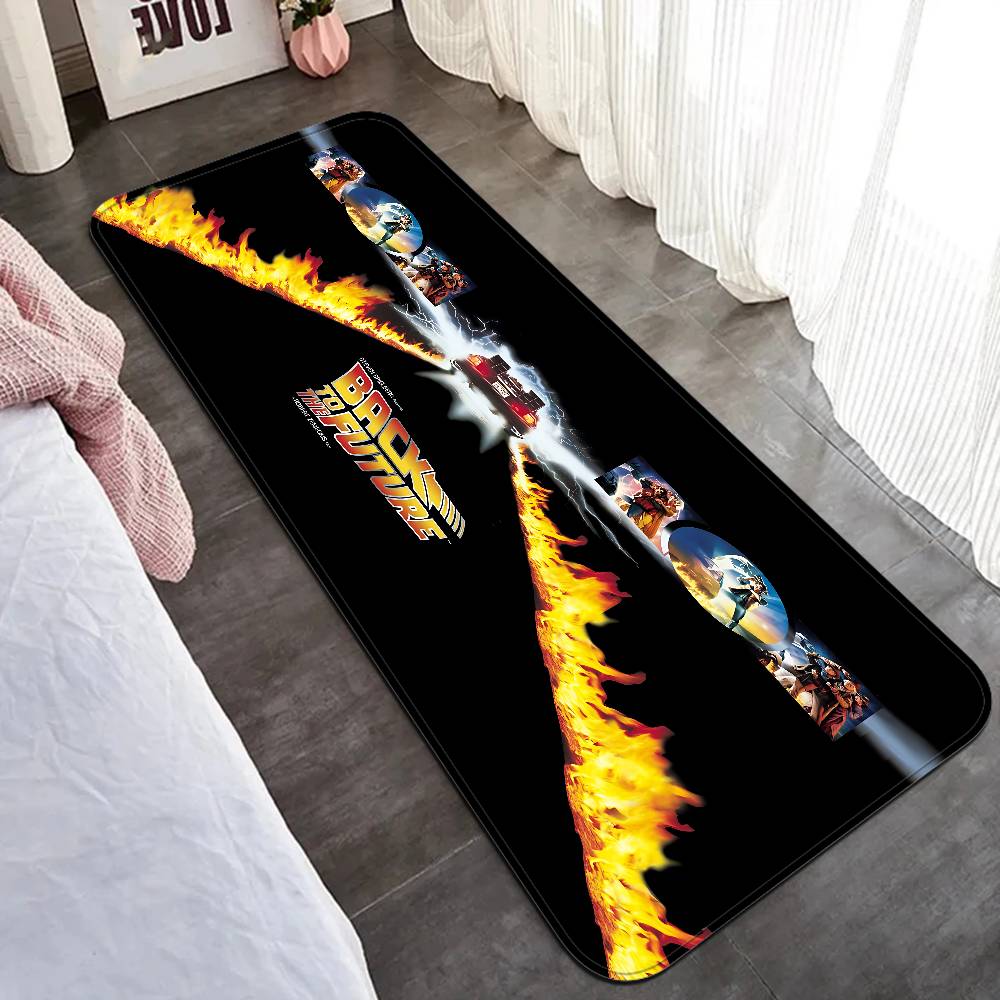 Back To The Future Kitchen Mat Kids Room Bedroom Decoration Balcony Anti-Slip Doormat Living Room Alfombra