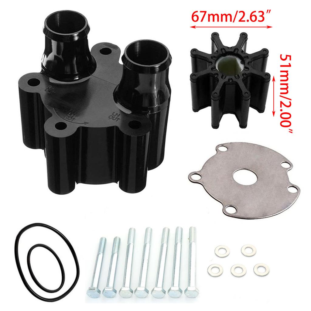 Replacement Impeller Kit With Housing Accessory Repair 46-807151A14 Water Pump Boat Rubber Durable Marine For Mercruiser