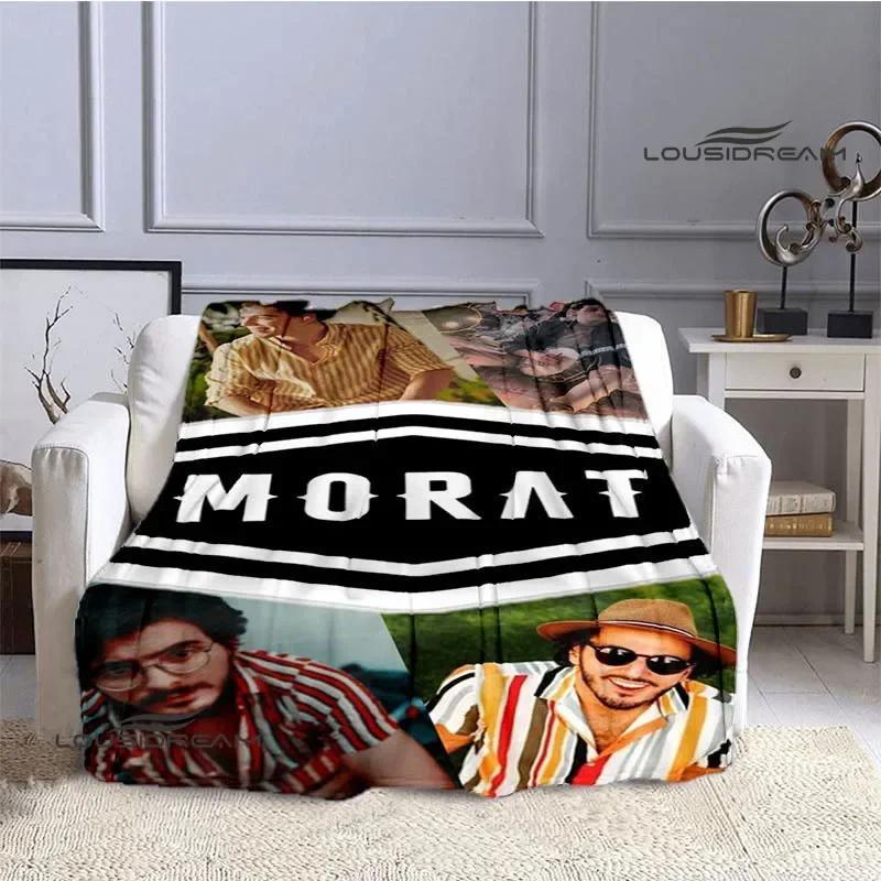 Поп-группа Morat Пледы с принтом Фланец Теплый плед Мягкий и удобный плед Пледы для пикника Постельное белье Подарок на день рождения