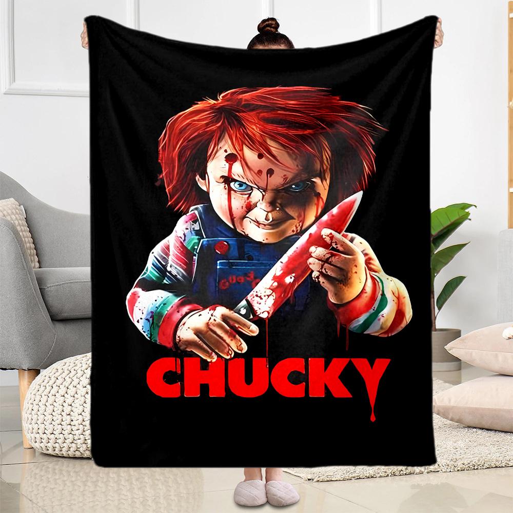 Chucky's Country Adventure Blanket Comfortable Perfect for Sofa Livingroom Couch Four Seasons Multipurpose Stylish Decor Gifts For Family Or Friends