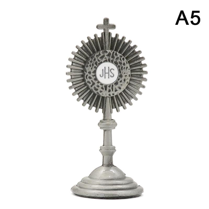 Католическая христианская статуэтка для причастия, золото, Иисус, Спаситель, украшение для домашнего офиса, крест, статуэтка, религиозный подарок