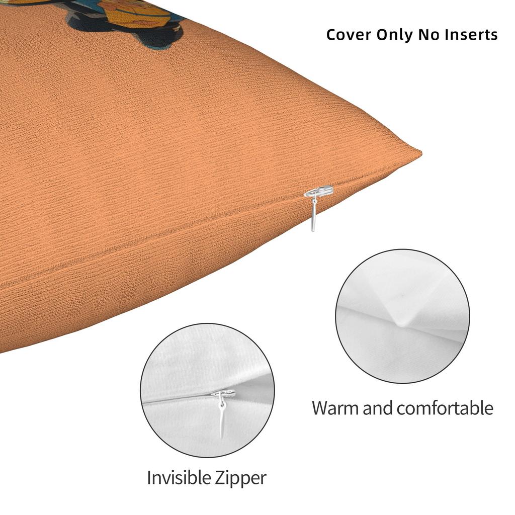 Anime Invincibles Pillow Case Graphic Pillow Cover Kawaii Cushion Cover For Wedding Party Home Decor