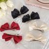 2PCS New Cute Princess Black Red Bow Girls Hairpins Children Headwear Hairgrip Hair Clips Barrettes Hair Accessories