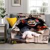 Cat and Mouse Blanket Flannel Blanket for bed, sofa, Camping, Hiking, Picnic Essentials, gift for family Fan gifts