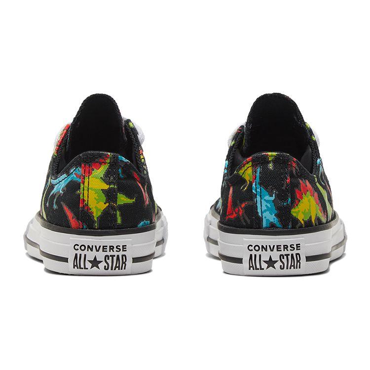 Converse Chuck Taylor All Star Повседневные Удобные Низкие Детские Холщовые Кеды Детские Кроссовки Черные Разноцветные 670350C