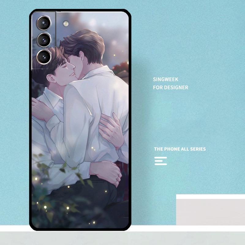 Mewgulf Happy gay Case For Samsung Galaxy S25 Ultra S21 S22 S23 S24 Ultra S9 S10 S20 Plus S25 FE Phone Cover