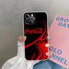 Чехол для телефона C-COCA Logo C-COLAS для iPhone 11 13 16 12 17 14 15 Pro Max Plus Мягкая прозрачная задняя крышка Coque