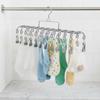 Stainless Steel Sock Drying Rack Waterproof Multi-Clamp Hanger Portable
