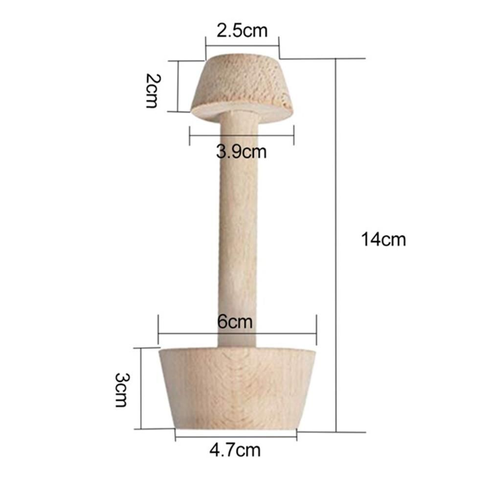 Кухонные принадлежности для выпечки Форма для яичных тарталеток Выталкиватель для выпечки Деревянный трамбовщик для яичных тарталеток Инструменты для тортов