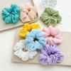 Airy Chiffon Vibe Transparent Texture Hair Ties Macaron Candy Colors Cloud Like Voluminous Headwear Summer Beach Hair Accessories
