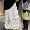 Summer Children's Work Pants, Light And Casual, Fashionable Solid-colored Long Pants For Both Boys And Girls