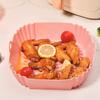 Soft Square Silicone Pot Mould Liners Baking Basket New Silicone Mold  for Air Fryer