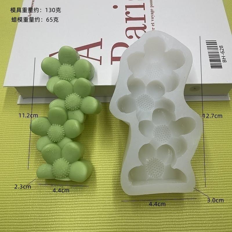 Силиконовая форма для свечей DIY Изготовление свечей Мыло Эпоксидная смола Форма Подарки Ремесло Домашний декор Moldes Silicona Para Manualidades