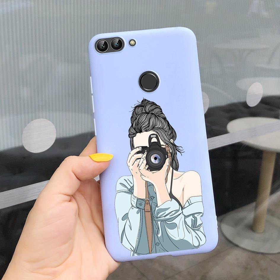 Чехол для Huawei P Smart Чехол для Huawei P Smart 2018 Цветок Ромашки Чехол для телефона FIG-LX1 Мягкая ТПУ Силиконовая Задняя крышка на PSmart 5.65" Сумка