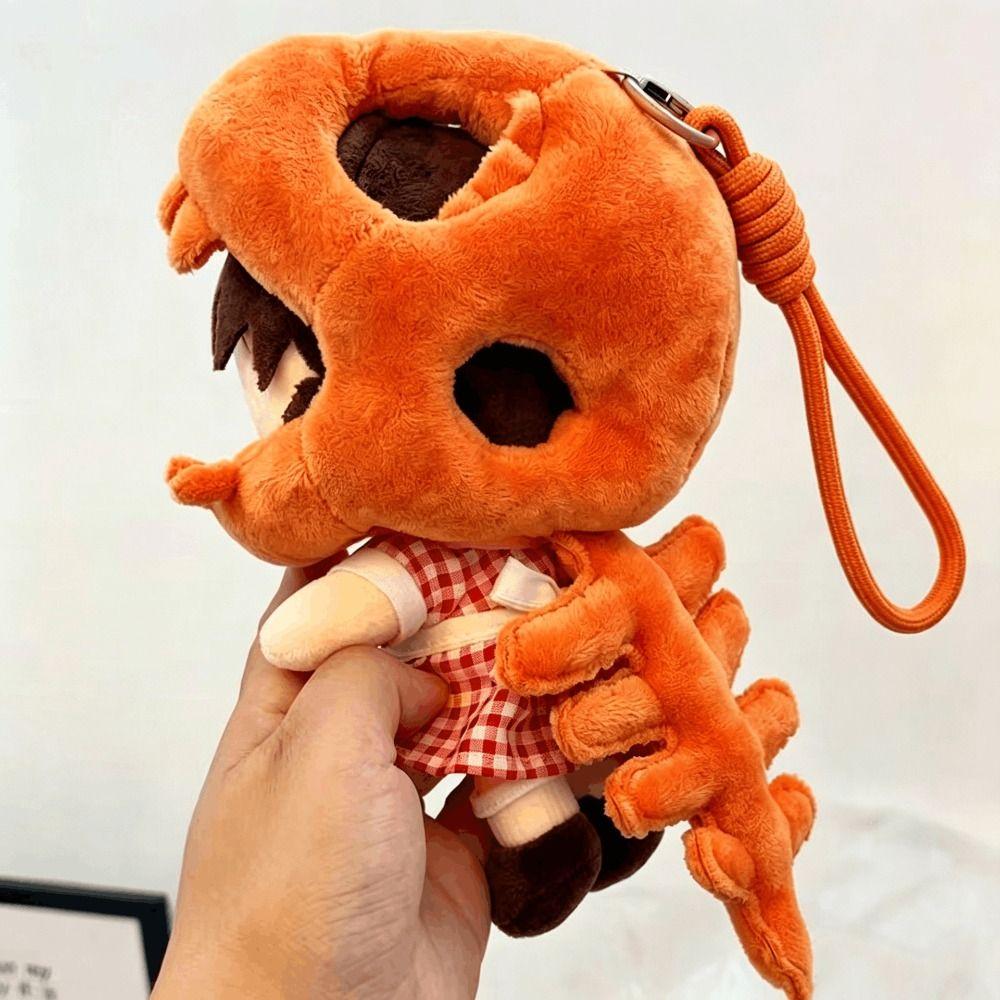 With Lanyard Dinosaur Skeleton Doll Hat Plush Hoodie Cotton Doll Clothes Plushie Lovers