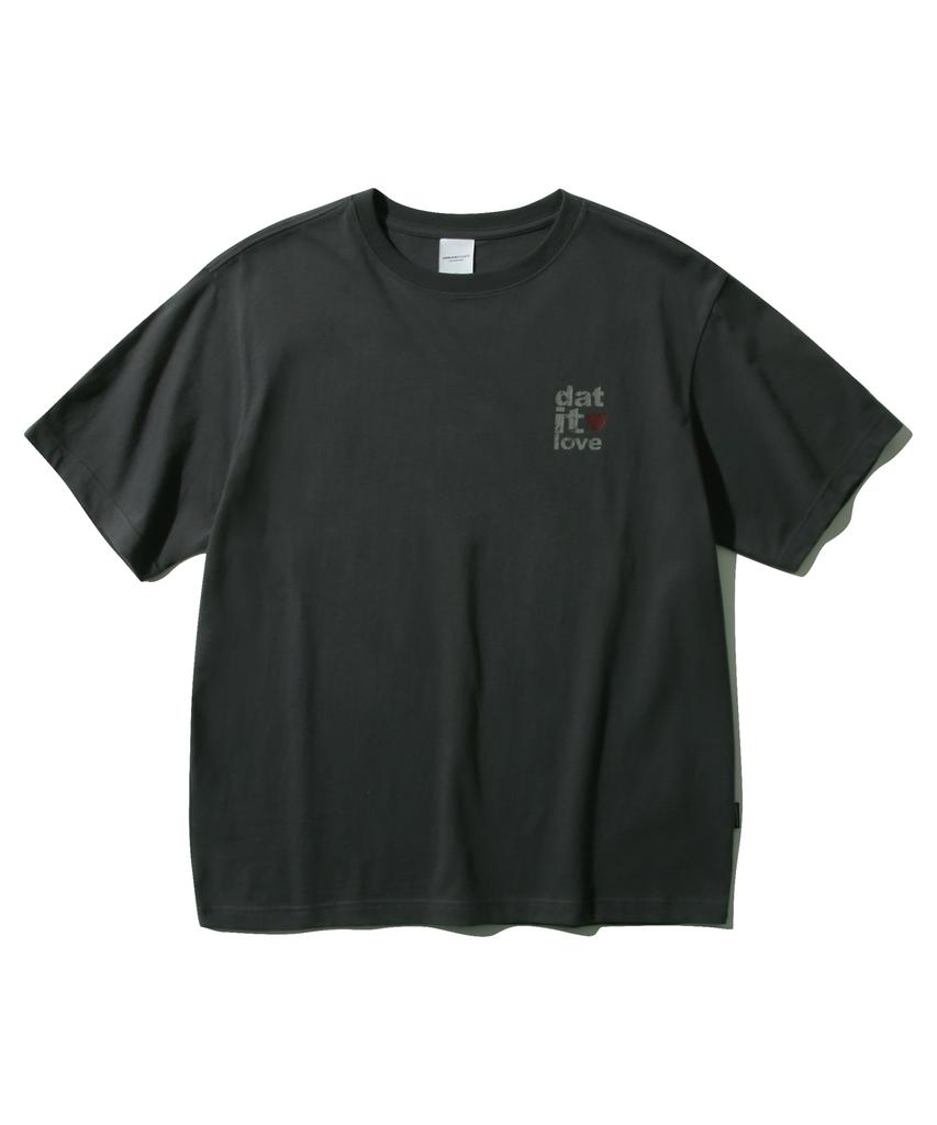 URBANSTOFF Футболка с логотипом Dil (Древесный уголь)