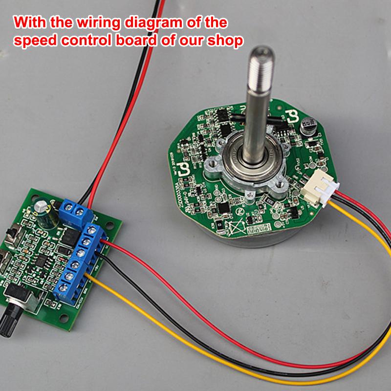 DC12V 20-30W Бесколлекторный DC Двигатель Контроллер Скорости С Драйвером Бесколлекторного Двигателя Плата Управления Скоростью PWM
