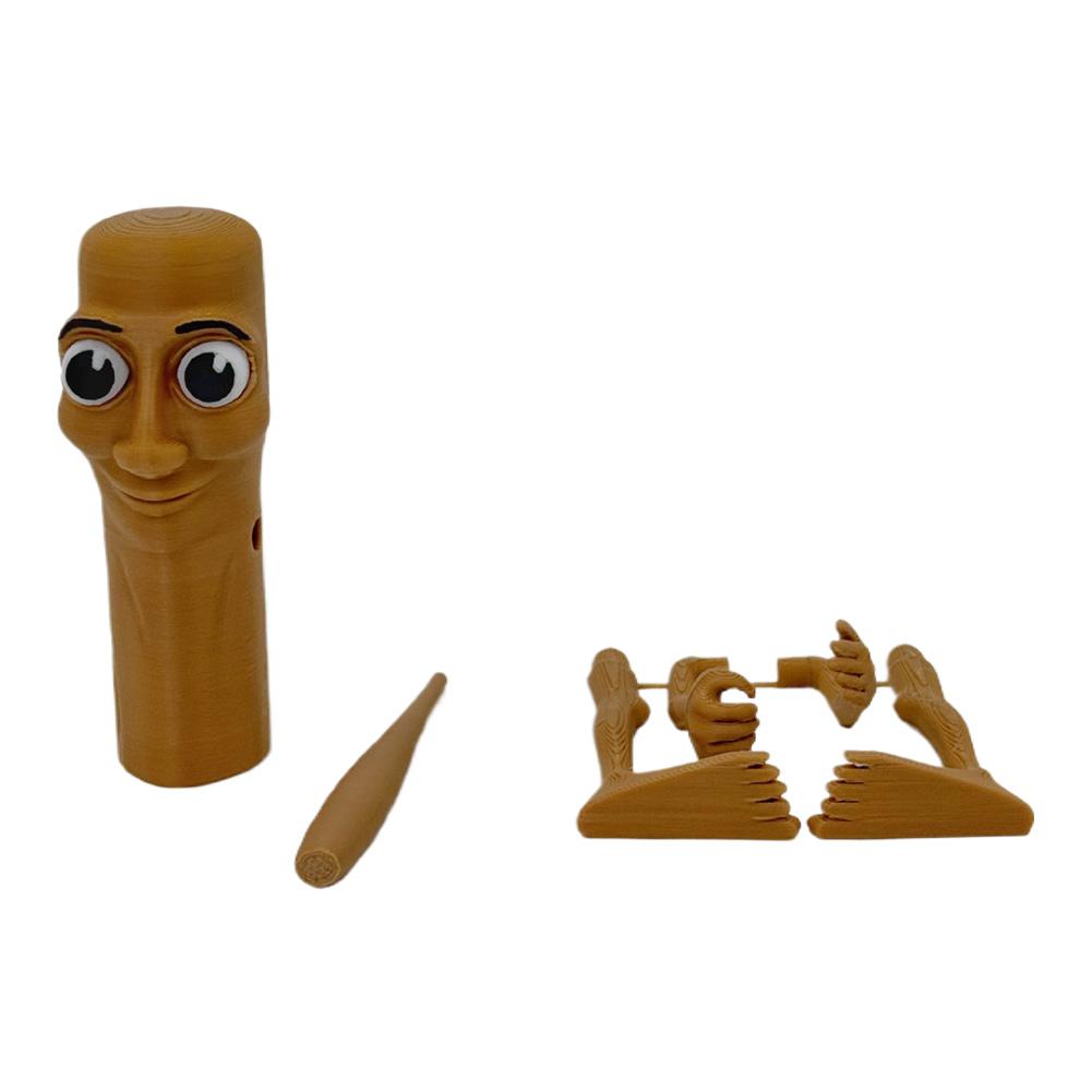 3D-печатный брелок-кукла Tung Tung Tung Sahur, фигурка Sahur, игрушка для декора дома, офисного стола, модель Tralalero Tralala, игрушечные подарки