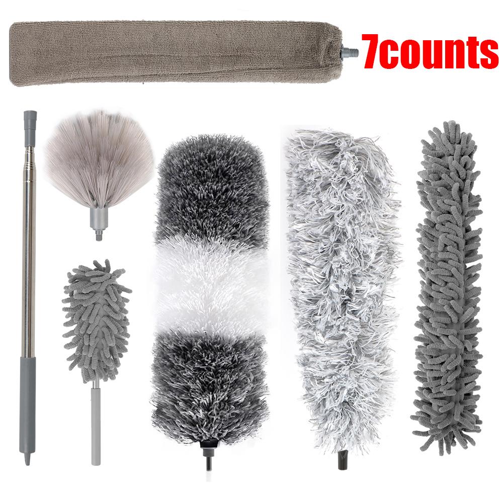 Long Extendable Duster Cleaner Brush Bendable Dust Brush Gap Dust Removal Dusters Dust Cleaner Microfiber Duster