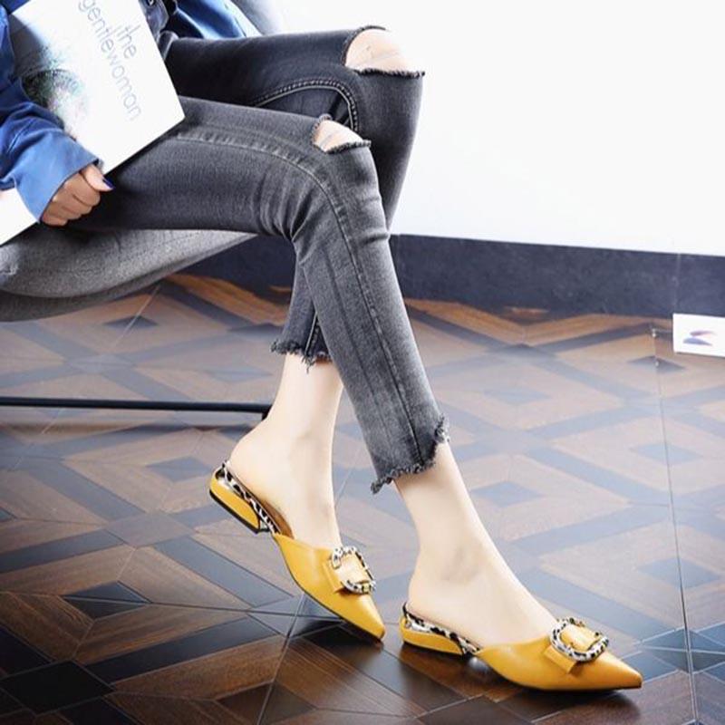 Летние женские универсальные блестящие тапочки 35–39 лет, уличные босоножки на высоком каблуке с бриллиантами, богемные пляжные износостойкие нескользящие офисные женские сандалии с острым носком